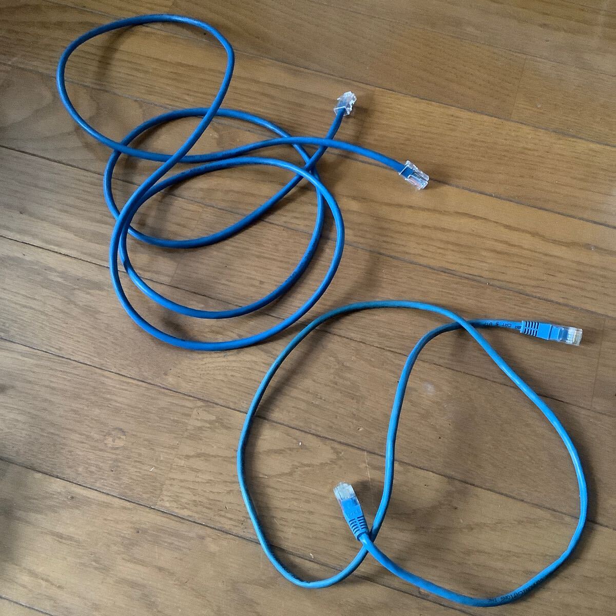 LANケーブル 1m と2M 2本セット 送料230円拍卖
