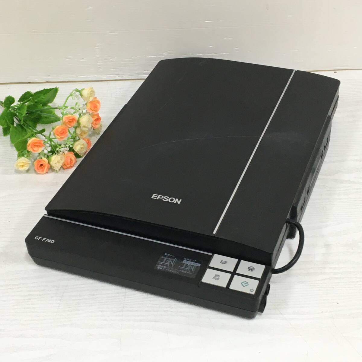 ☆EPSON GT-F740 スキャナー A4 動作品拍卖
