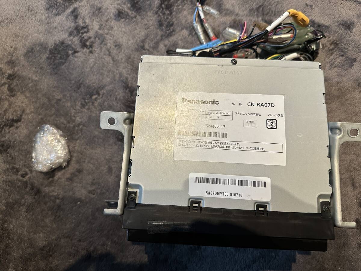 ★新品未使用★パナソニック ストラーダ CN-RA07D メモリーナビ CD DVD SD フルセグ Bluetooth拍卖