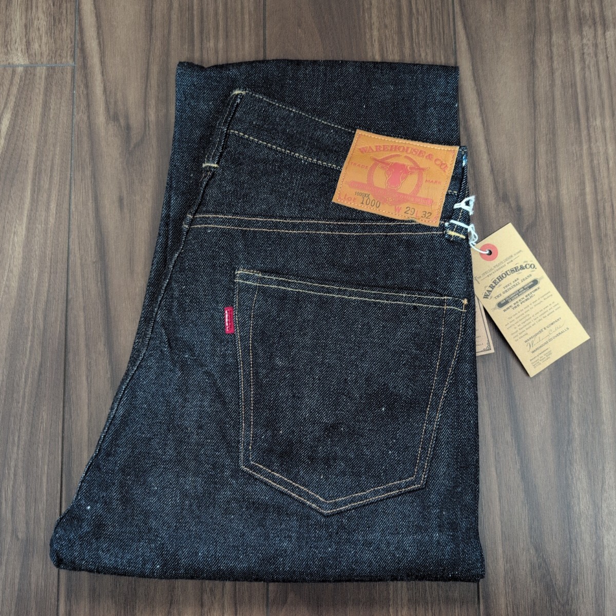 ウエアハウス 1000xx1000 牛パッチ 未使用品 w30拍卖