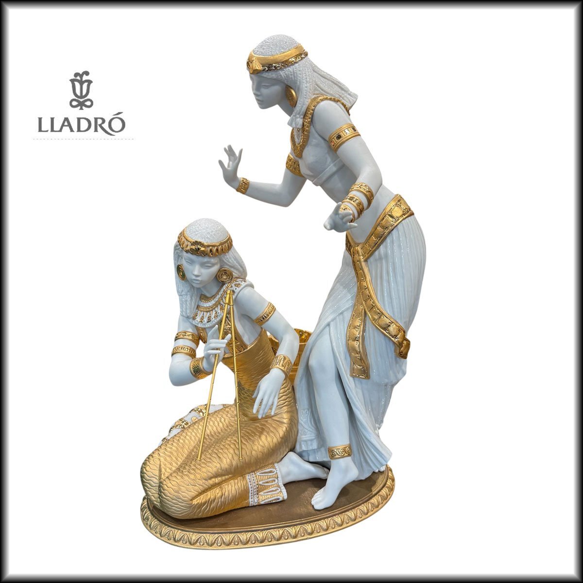 美品◆LLADRO◆リヤドロ ナイルの踊り子 フィギュリン Re-Deco/リ デコ 世界限定生産500体 シリアル313/500 陶磁器 中古 定価69万拍卖