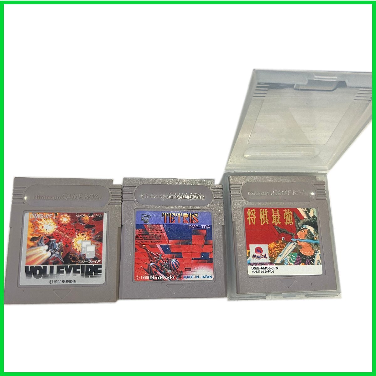 中古●ゲームボーイ用ソフト セット●VOLLYFIRE TETRIS 将棋最強 動作未確認 現状品 札幌拍卖