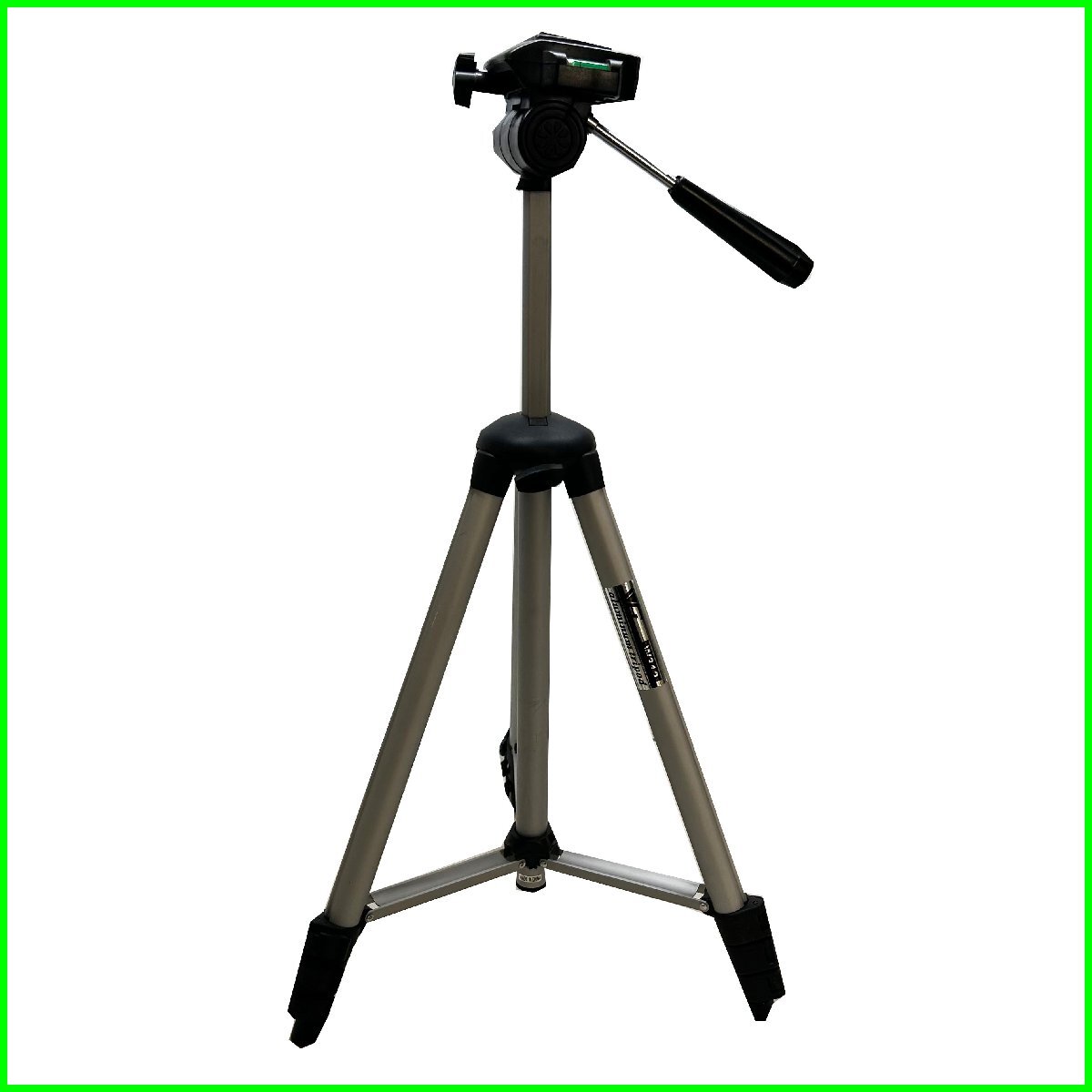 中古●HAKUBA/ハクバ● アルミ三脚 W-312 4段式三脚 軽量 伸長128cm 水準器搭載 一部割れ有 札幌拍卖