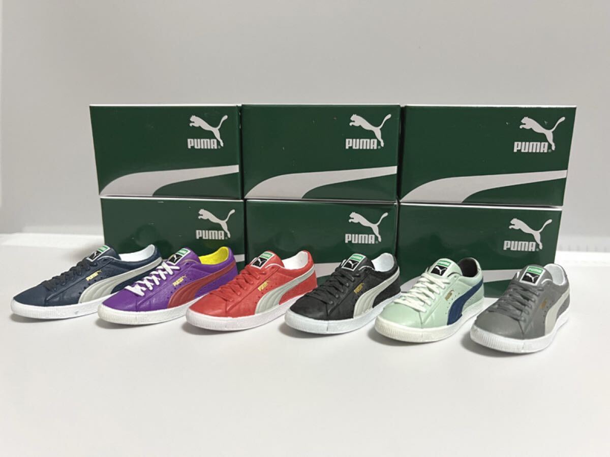 未使用 PUMA SUEDE スニーカー 消しゴム 6個 コンプリートセット クツワ PUMA SUEDE MINIATURE ERASER スエード スウェード 送料無料拍卖