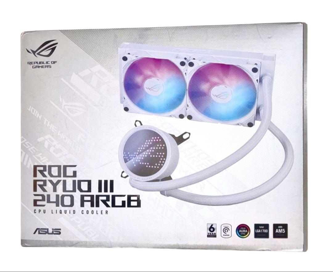 ASUS ROG RYUO III 240 ARGBWHITE CPUクーラー拍卖