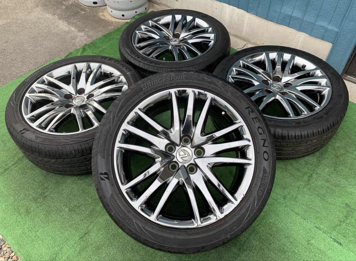 LEXUS レクサス LS460 LS600H 純正 オプション 19インチ ホイール& 245/45R19 BS REGNO / LINGLONG ラジアルタイヤ4本★拍卖