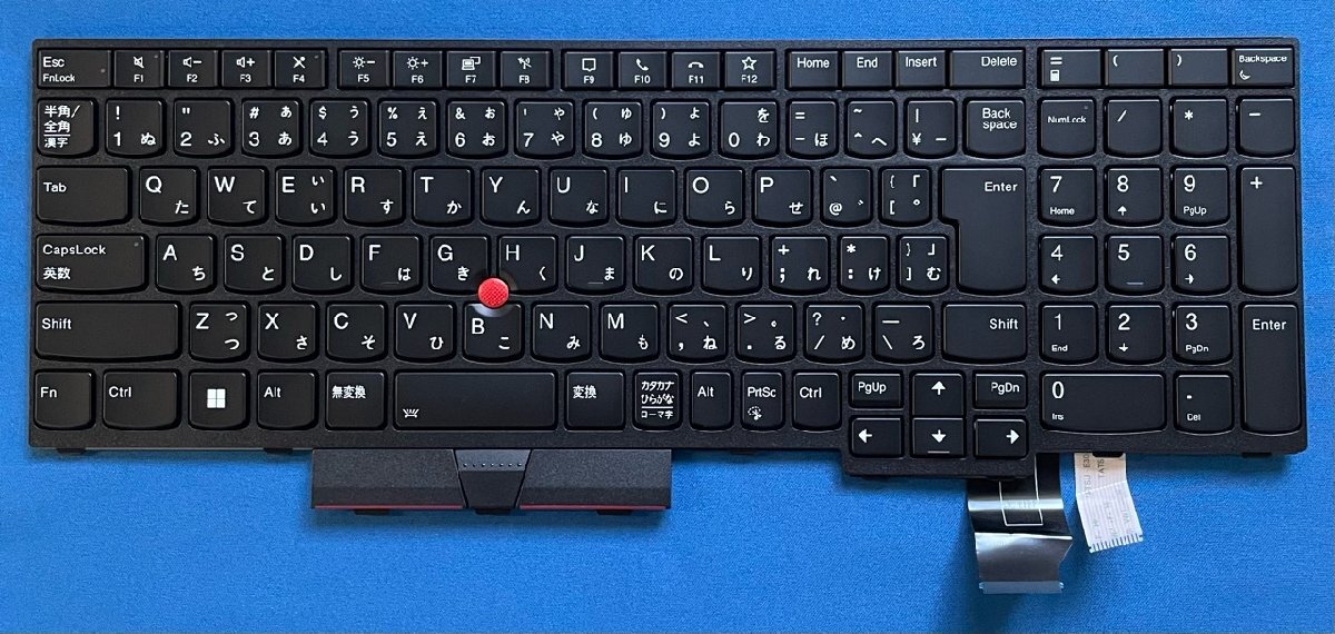 純正 Lenovo ThinkPad P15 Gen1 T15g Gen1等用 5N20X22906 バックライト付き日本語キーボード 国内発送拍卖