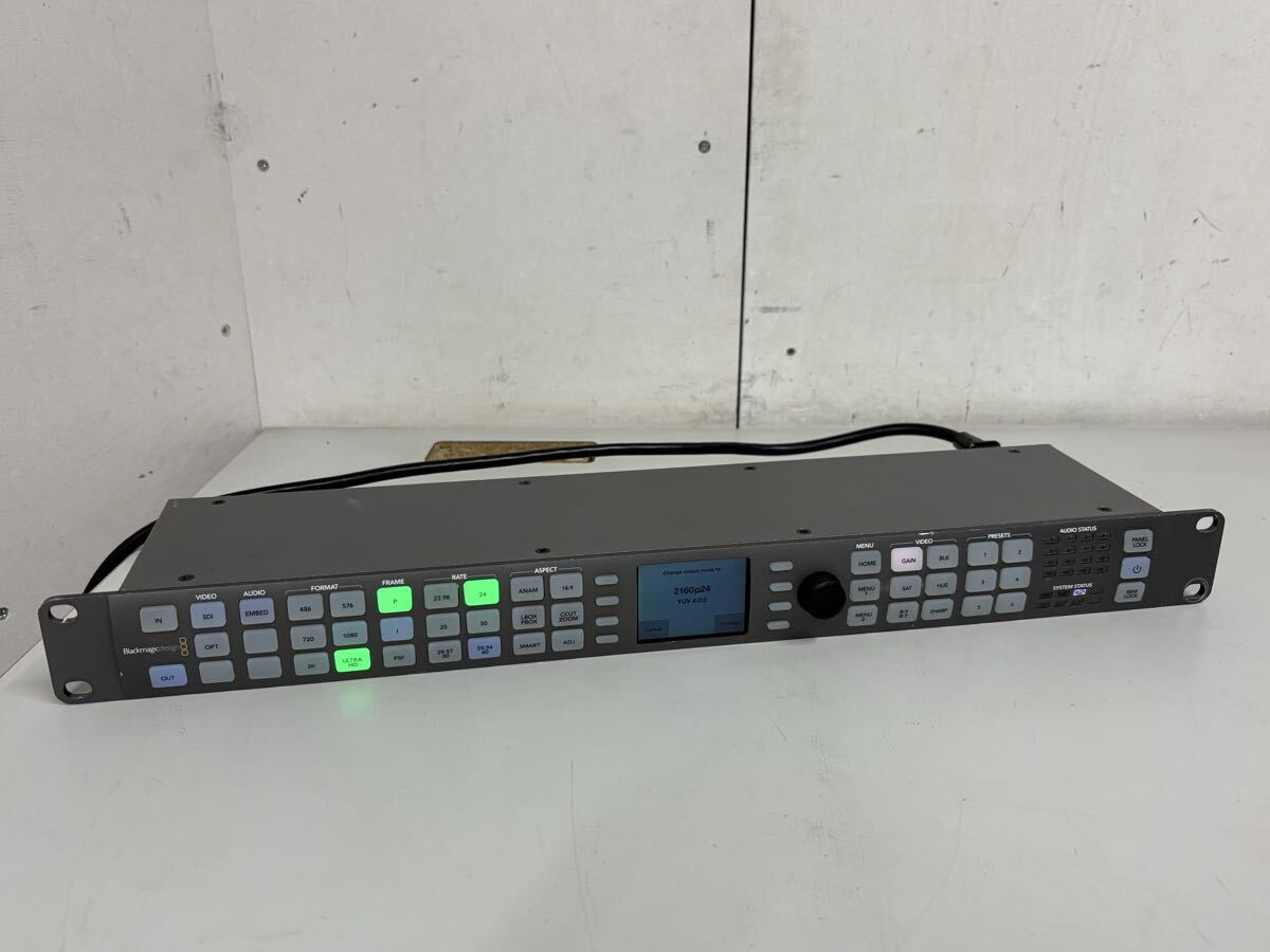 X1534)BlackmagicDesign Teranex Express 12G-SDI スタンダードコンバーター ブラックマジック デザイン 変換 SDI 4K HD拍卖