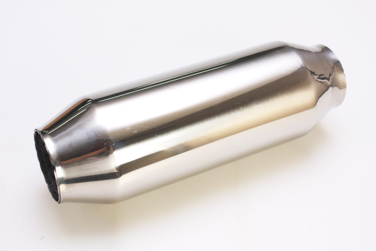 汎用 レゾネーター ステンレス 64φマフラー サブサイレンサー  中間サイレンサー拍卖