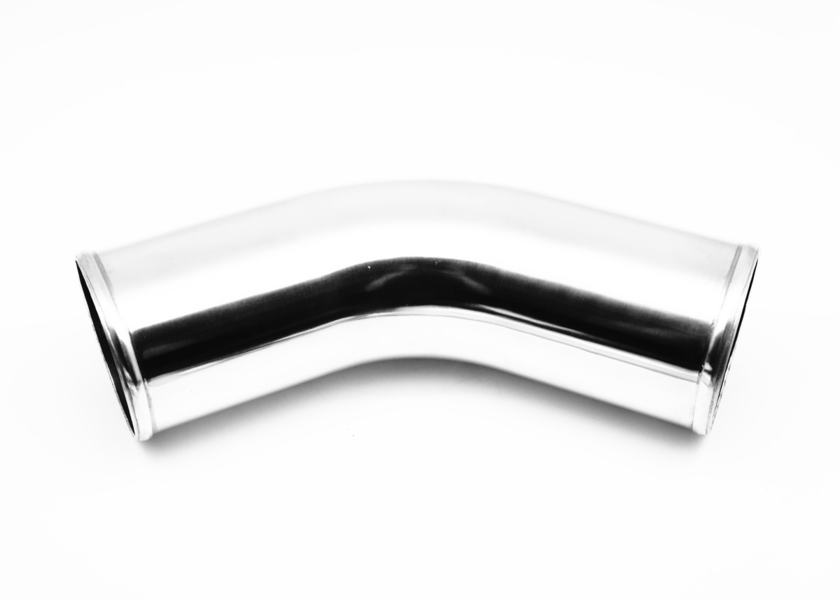 ホース接続用 アルミジョイントパイプ 45度 外径 45mm 長さ300mm拍卖