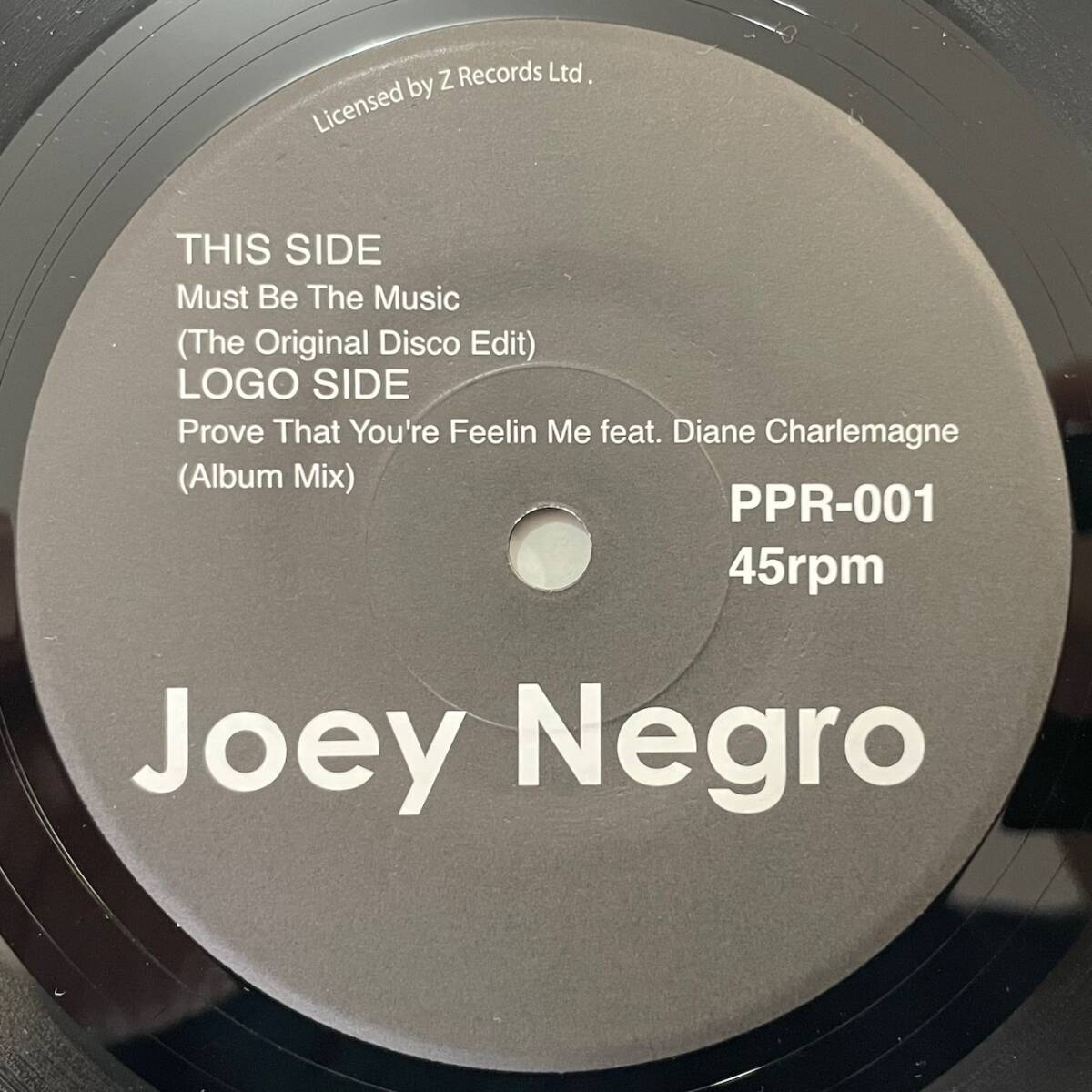 JOEY NEGRO / MUST BE THE MUSIC(7インチレコード)拍卖