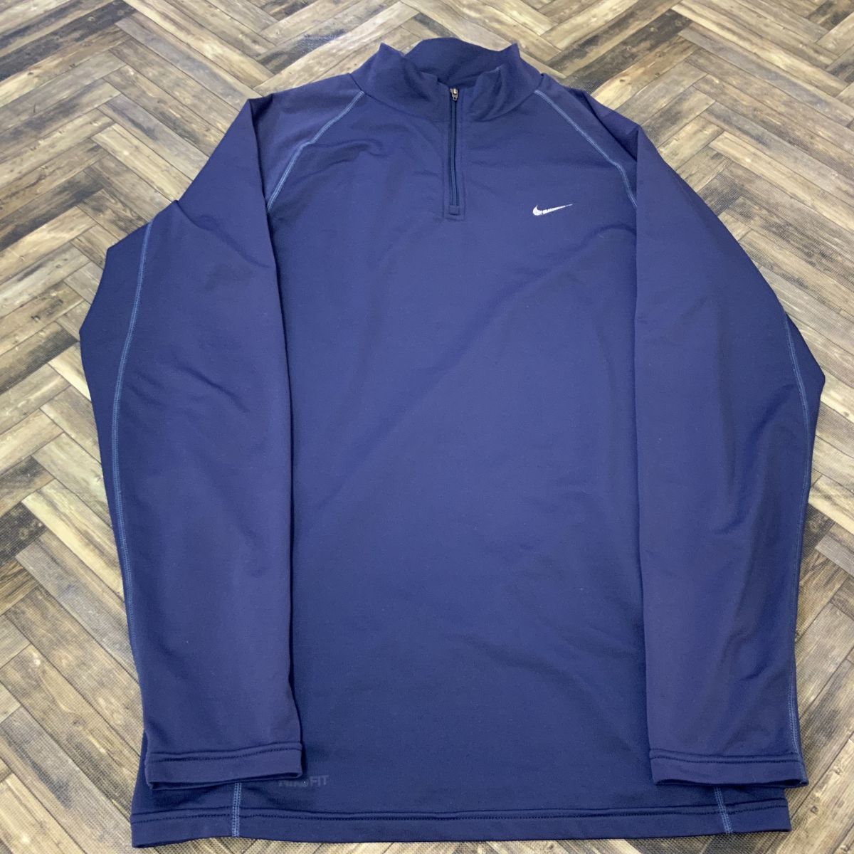 HY1978 ネイビー L ナイキプロ ハーフジップ インナー 拍卖