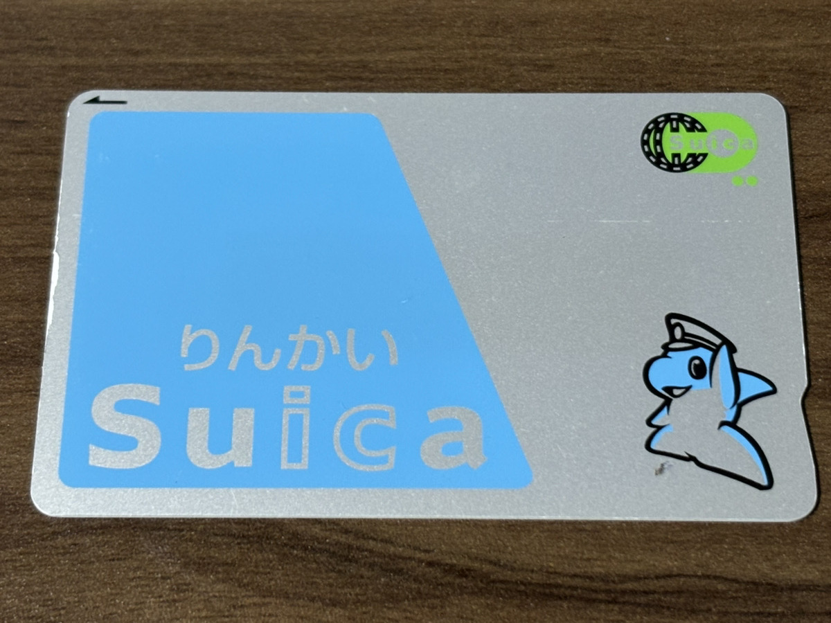 【2】 りんかいSuica 旧デザイン 白帽子 イルカ 無記名 残高なし りんかる Suica スイカ 交通系ICカード拍卖