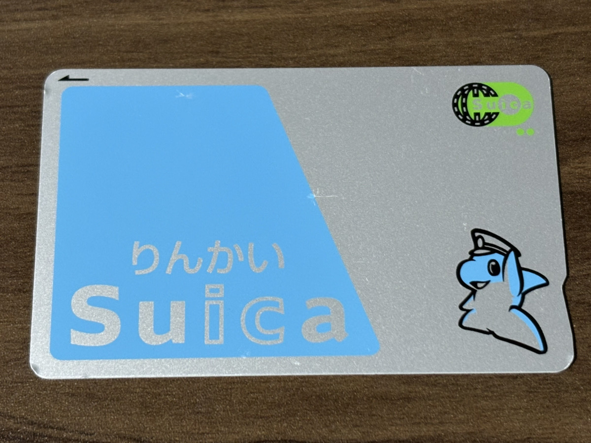 【4】 りんかいSuica 旧デザイン 白帽子 イルカ 無記名 残高なし りんかる Suica スイカ 交通系ICカード拍卖
