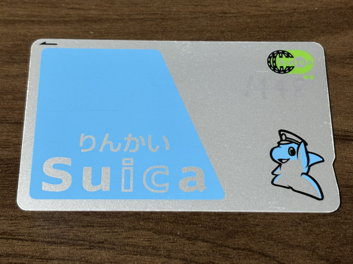 【5】 りんかいSuica 旧デザイン 白帽子 イルカ 無記名 残高なし りんかる Suica スイカ 交通系ICカード拍卖