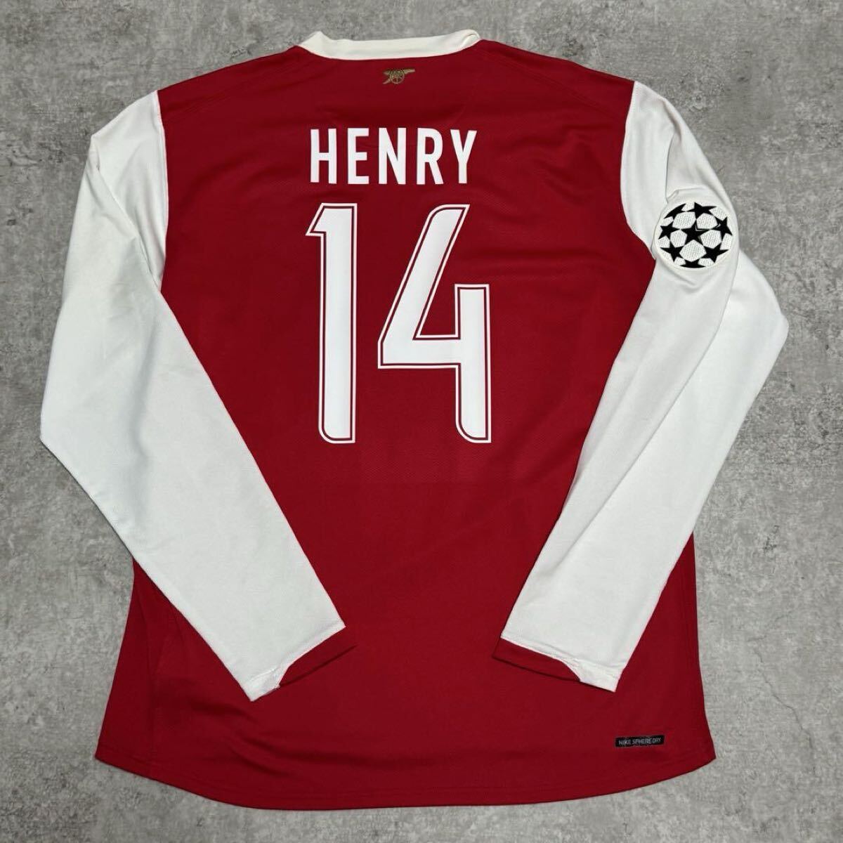 アーセナル 06/07 #14 アンリ 長袖 ユニフォーム拍卖