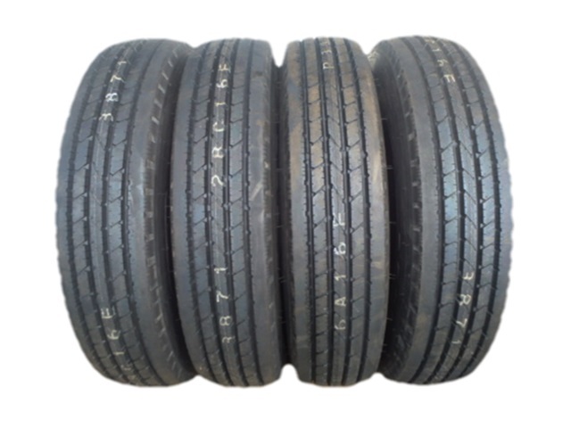 6.50R16 8PR グッドイヤー GOODYEAR 夏 フレックススチール G220 中古 9.9分山 4本セット サマータイヤ 日本製 6.50/16 6.50-16拍卖
