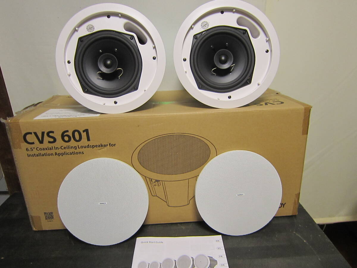 TANNOY タンノイ 16cm同軸2WAY ペア 美品・動作品 未使用同然 天井埋込仕様 元箱・取付金具・取説付 拍卖