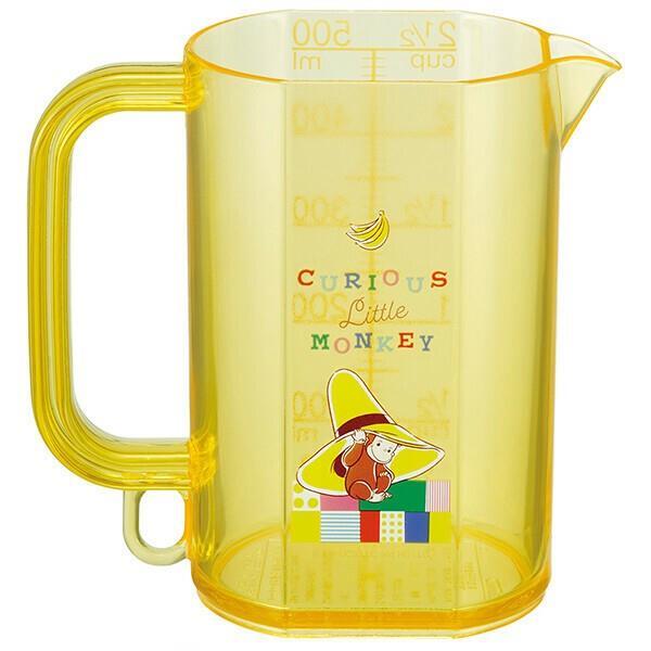 おさるのジョージ メジャーカップ 500ml 目盛の見やすい 計量カップ クリア 半透明 ブロック スケーター拍卖