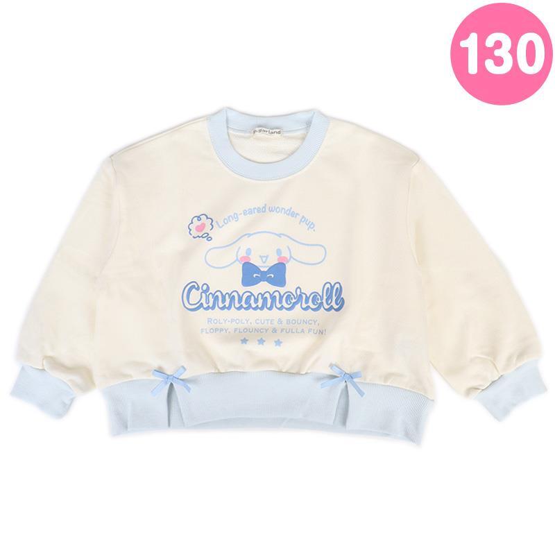 シナモロール キッズトレーナー リボン 130cm 女の子 子ども おしゃれ かわいい サンリオ sanrio キャラクター拍卖