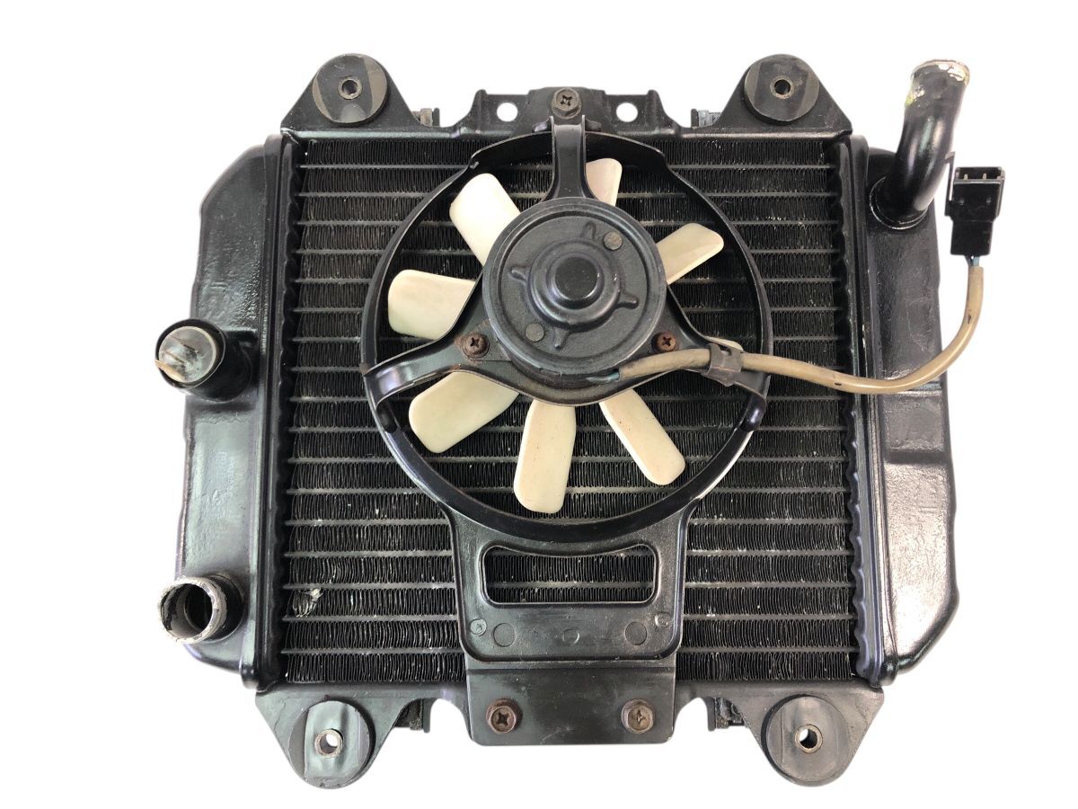 Kawasaki ZZR250 EX250H ラジエーター ガード ファン付 作動OK 曲がり漏れ無し 交換 補修にも(中古)2755-M5925拍卖