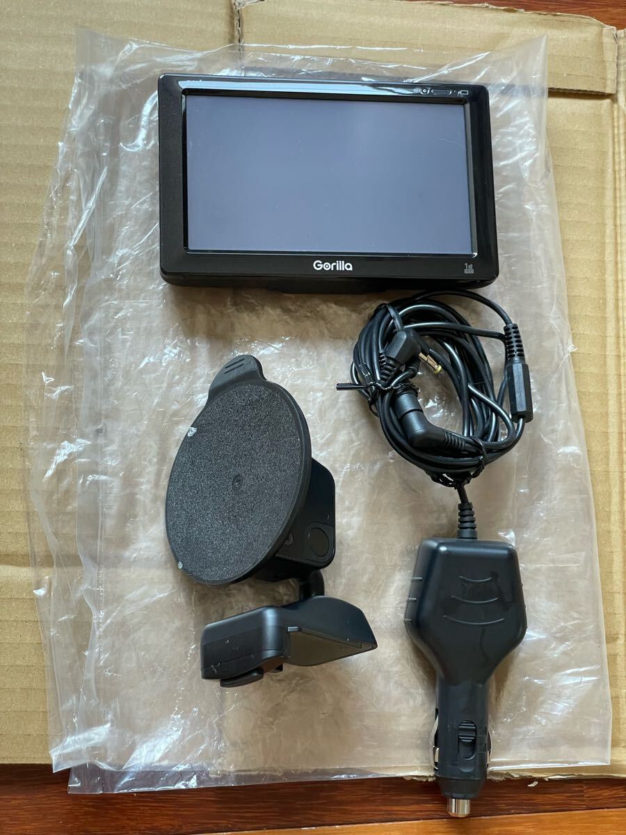 【2476】 サンヨー パナソニック Panasonic ポータブルナビ ゴリラ カーナビ NV SB515DT 12V ワンセグ 美品 取付台座付 実動拍卖