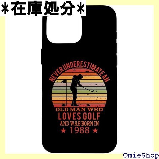 ゴルファー ゴルフプレイヤー ビンテージ 1988 誕 フ スマホケース iPhone 16 Pro Max 用 3000拍卖