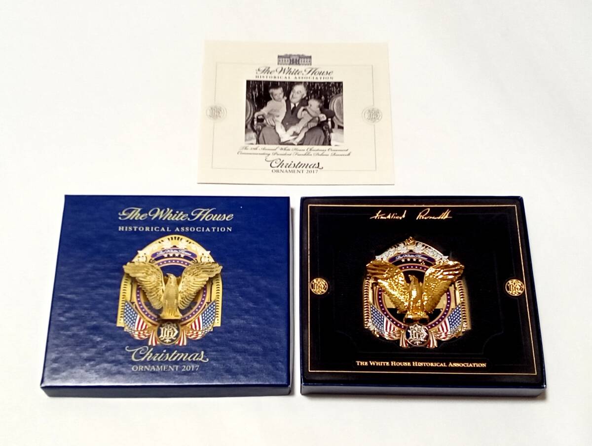 ホワイトハウス クリスマス 2017 オーナメント 飾り 装飾品 USA The White House Historical Association Christmas Ornament アメリカ製拍卖