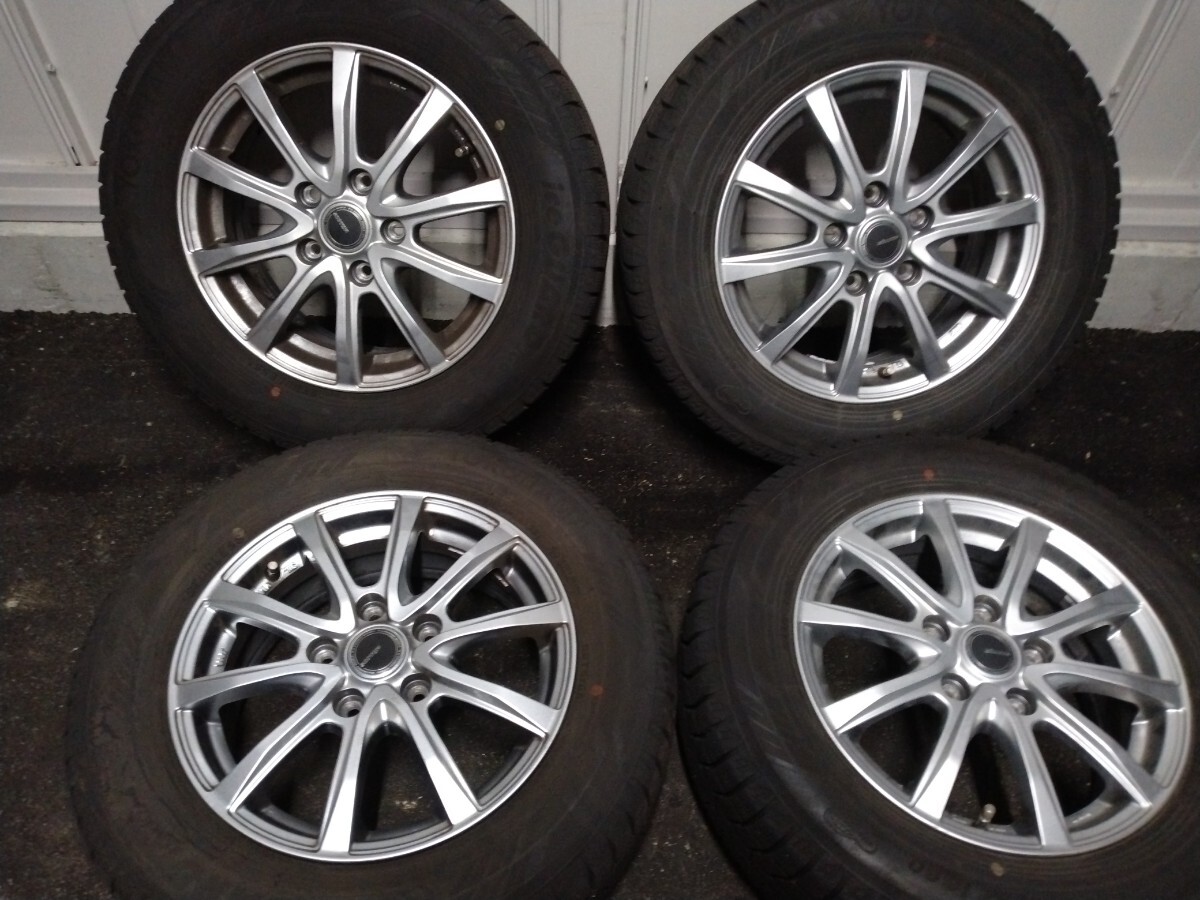 送料安!22年 2022年 ヨコハマ IG60 195/65R15 社外アルミ4本 ヴォクシー ノア エスクァイア セレナ ステップワゴン 等 手渡しOK拍卖