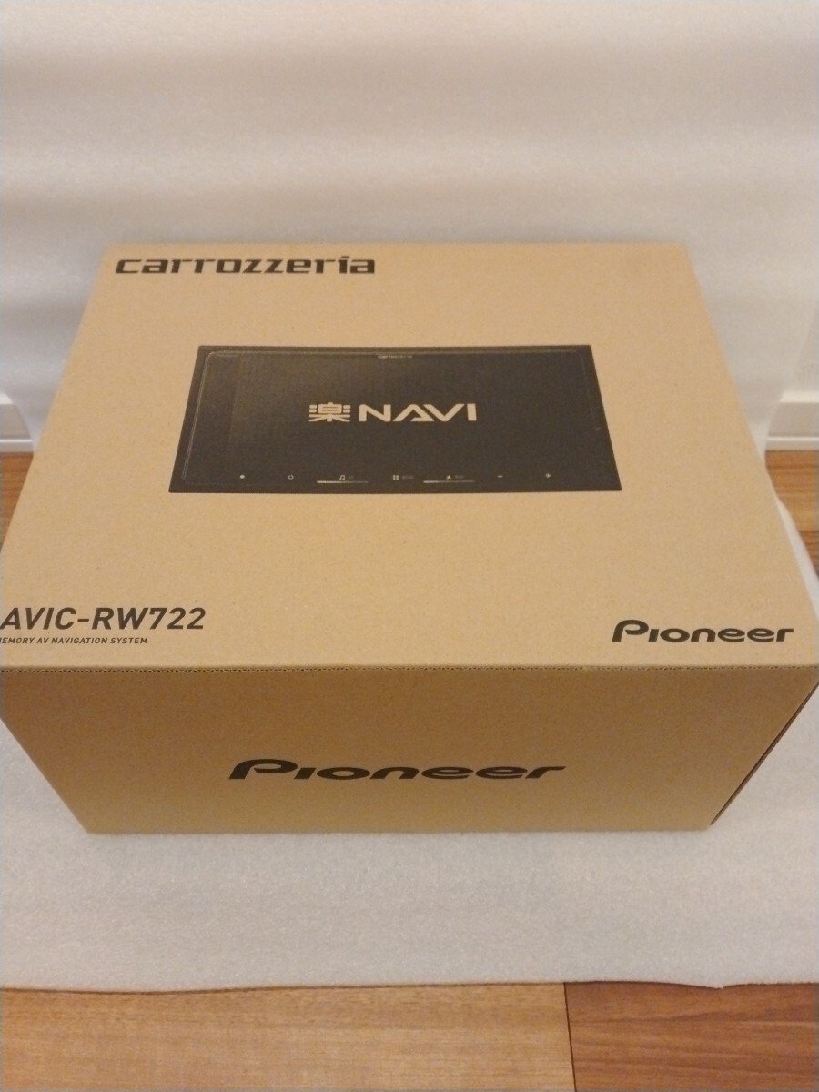 送料無料!最安値!2025年最新型新品ナビ☆パイオニアカロッツェリアAVIC-RW722☆地デジ ドラレコ連動 DVD/SD/HDMI Bluetooth内蔵拍卖