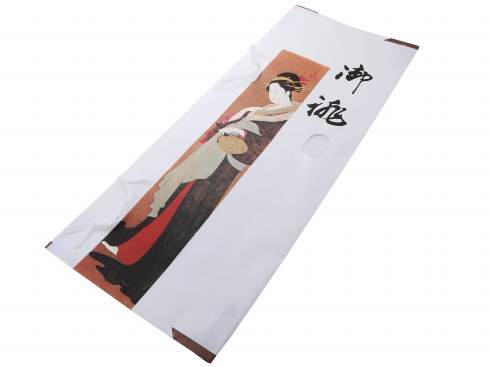 ◆たとう紙◆着物用 浮世絵柄 中身がわかる窓付き 1枚 87×35cm so-150 【大切なお着物の保存に 文庫 畳紙 保管 収納 虫干し】拍卖