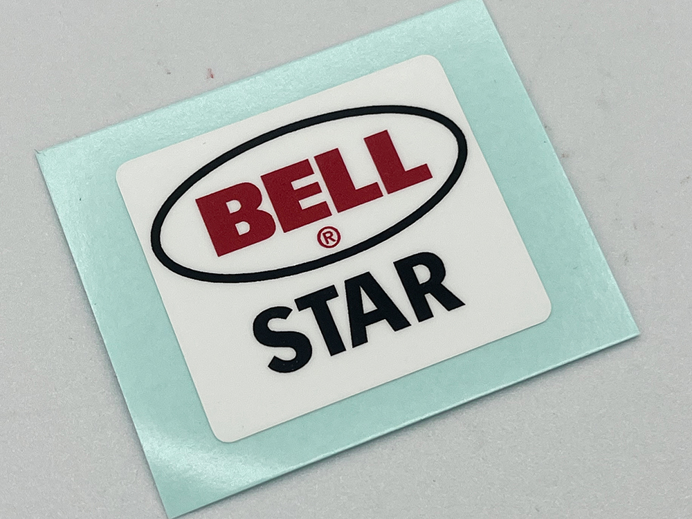 BELL STAR 四角 ステッカー / ヘルメット 未使用拍卖