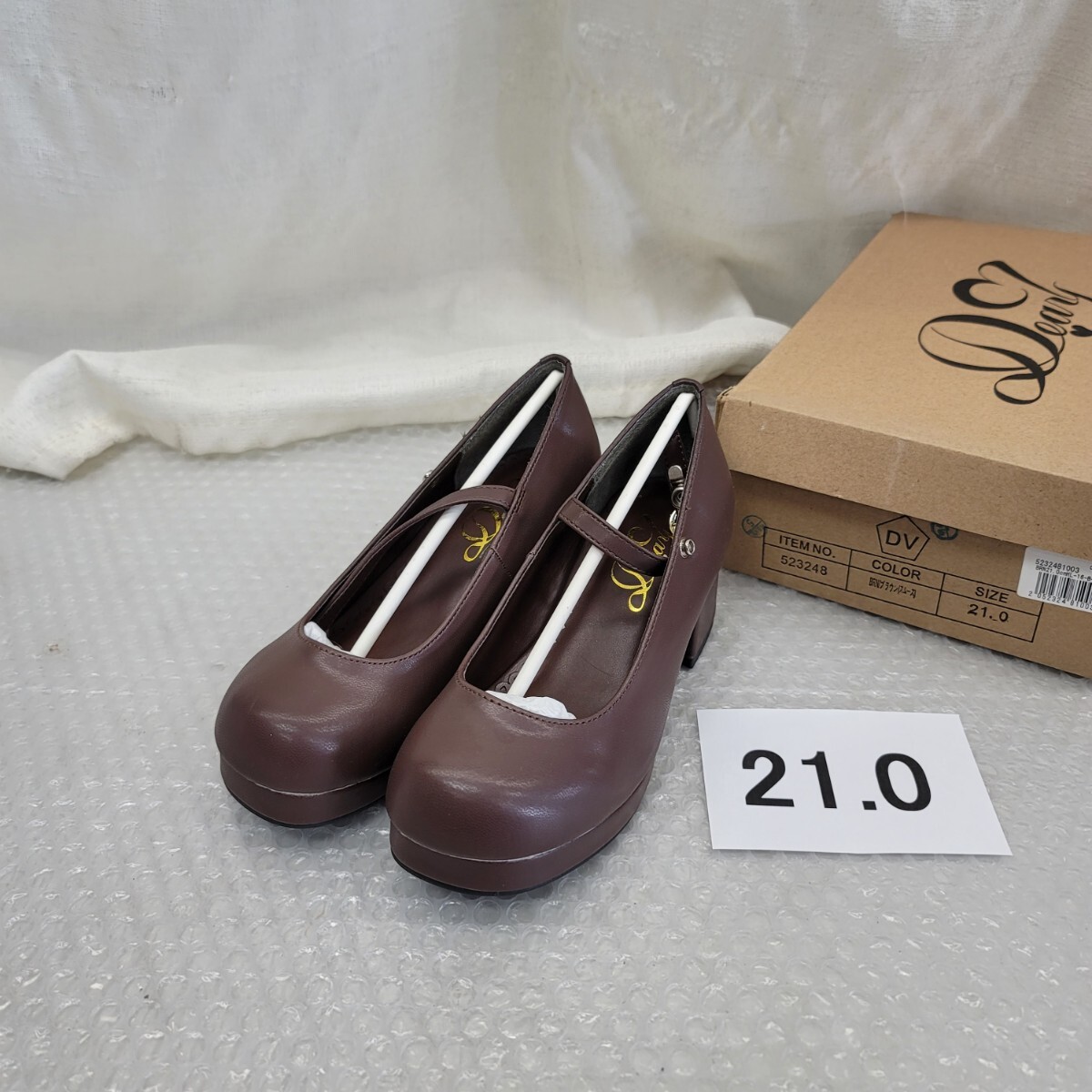 5166 夢展望 パンプス 523248 21.0 靴拍卖