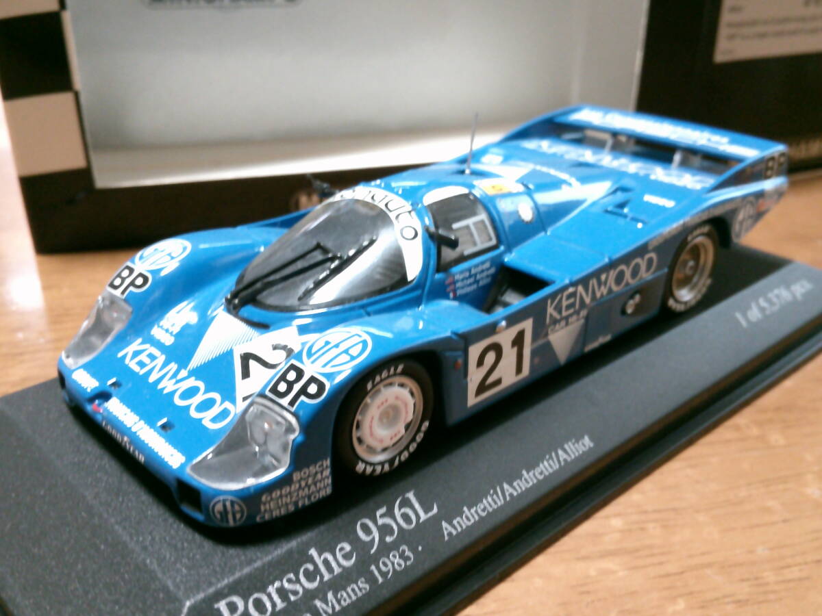 ミニチャンプス 1/43 「 ポルシェ956L ケンウッド 」 #21 ル・マン 1983y ・送料 500円 (レターパック発送)拍卖