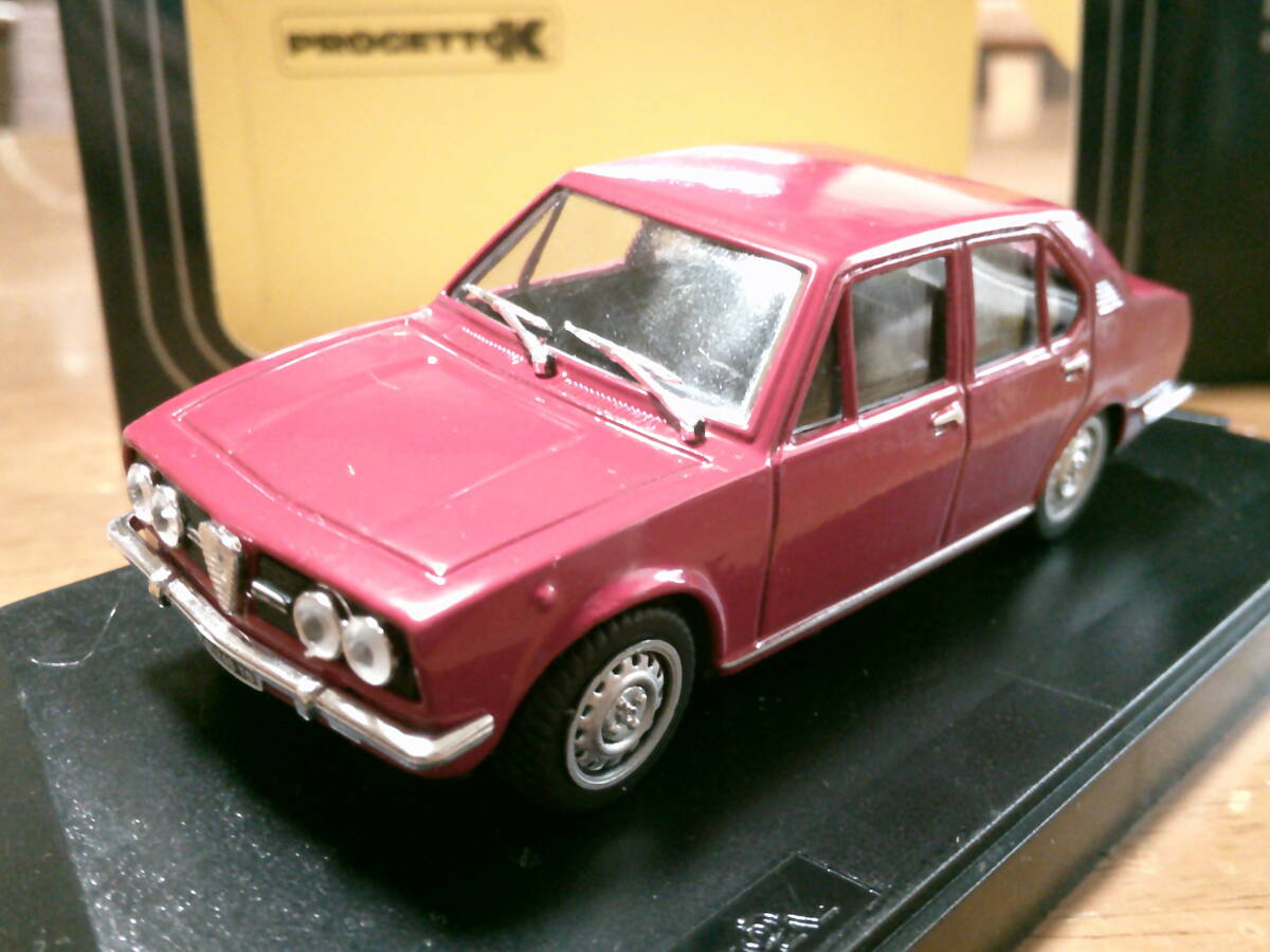 プロゲットK 1/43 「 アルファロメオ アルフェタ1800 ストラダーレ 」 1972y イタリアンレッド・送料 500円(レターパック)拍卖