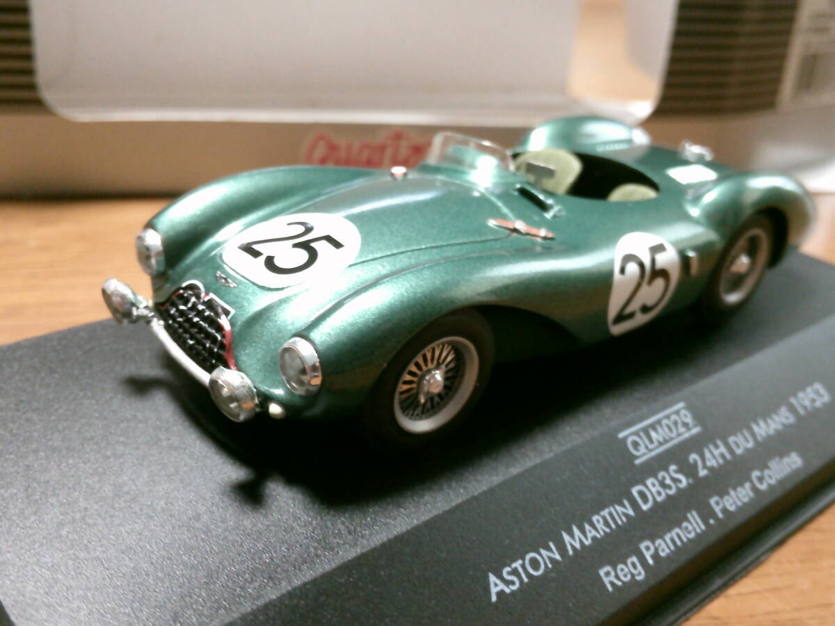 カルツォ 1/43 「 アストンマーチン DB3S 」 #25 ル・マン 1953y ブリティッシュ・グリーン ・送料 500円(レターパック発送)拍卖