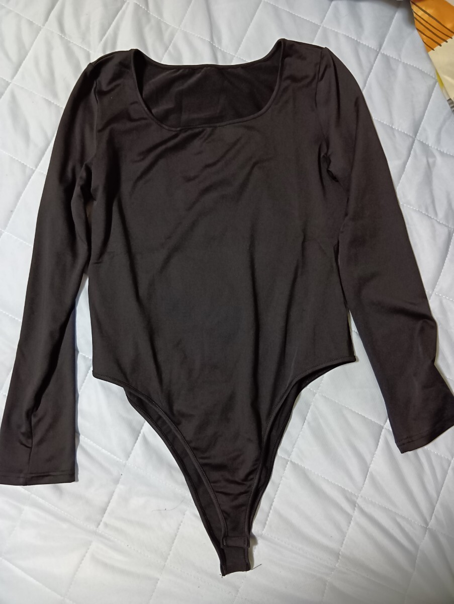 ボディスーツ レオタード 長袖 XL拍卖