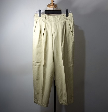 TK 希少 筆タグ 良品 イッセイミヤケ issey miyake ワイドシルエット ツータック コットンパンツ 9AL14013拍卖