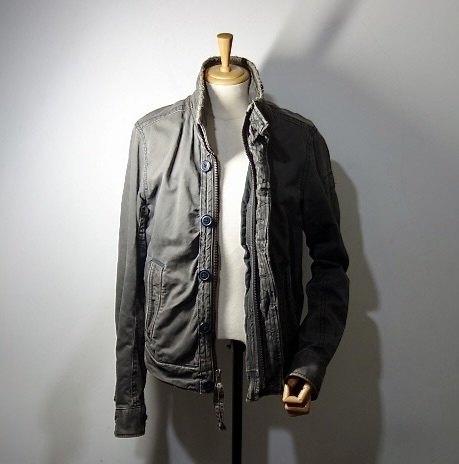 TK アバクロンビー&フィッチ 素晴らしいフェード感 デッキジャケット M アバクロ 黒 ブラック拍卖