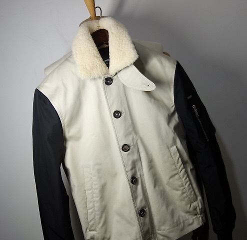 TK 良品 ディースクエアード DSQUARED2 ドッキング ボンバージャケット MA-1 デッキジャケット 46 ボックスロゴプレート拍卖