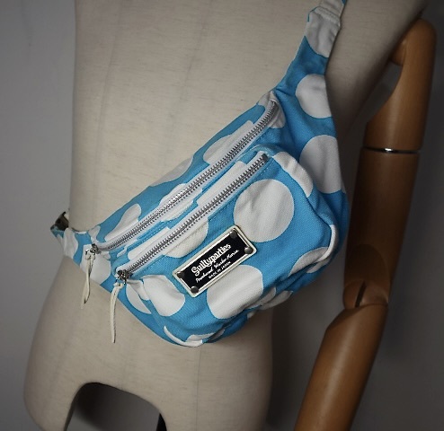 TK 良品 WACKO MARIA × PORTER ウエストバッグ 水玉 ドット柄 水色 ワコマリア ポーター拍卖