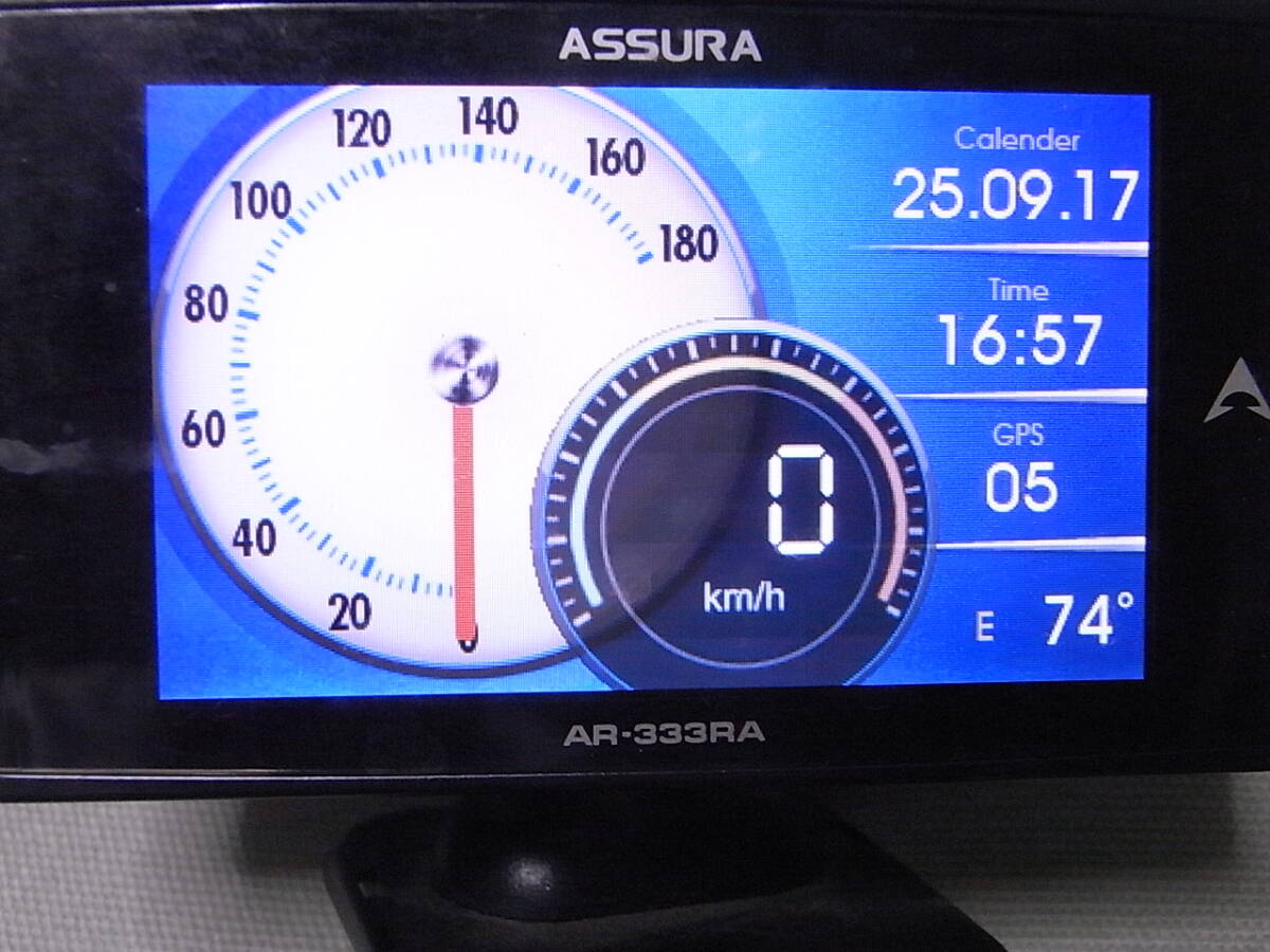 ASSURA アシュラ CELLSTAR GPSレーダー探知機 セルスター AR-333RA 中古拍卖