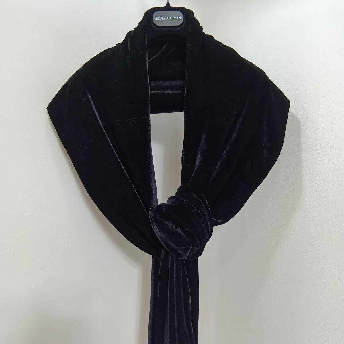 ベロア ロングストール ブラック ★1000 拍卖