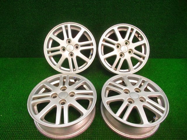 ダイハツ 純正 14×4.5J +45 PCD100 4穴 アルミホイール 4本セット ムーヴ ミラ タント ミライース ココア拍卖