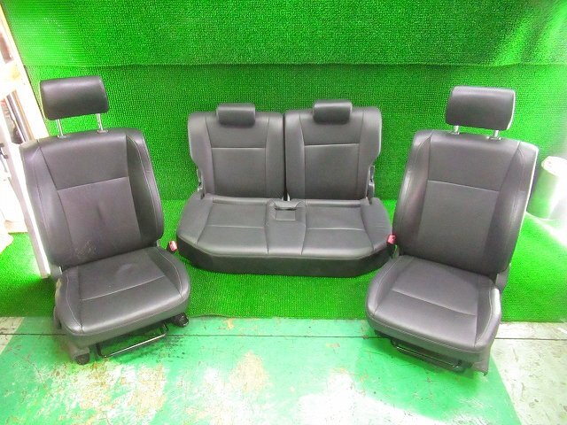 スズキ セルボ SR HG21S 運転席 助手席 シート 座席 1台分セット トリムNO C05 ブラック レザー拍卖