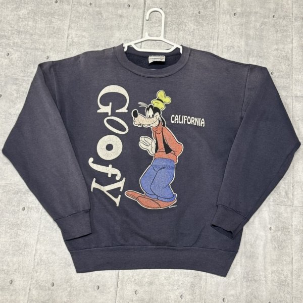 90s USA製 Goofy スウェットトレーナー ベルバシーン グーフィー 90年代 Velva Sheen DISNEY ディズニー ビンテージ オールド 石瀬7204拍卖
