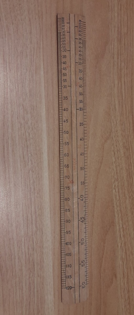 木製 縮尺ものさし 物差し 定規 雑貨 スケール レトロ ビンテージ コレクション拍卖