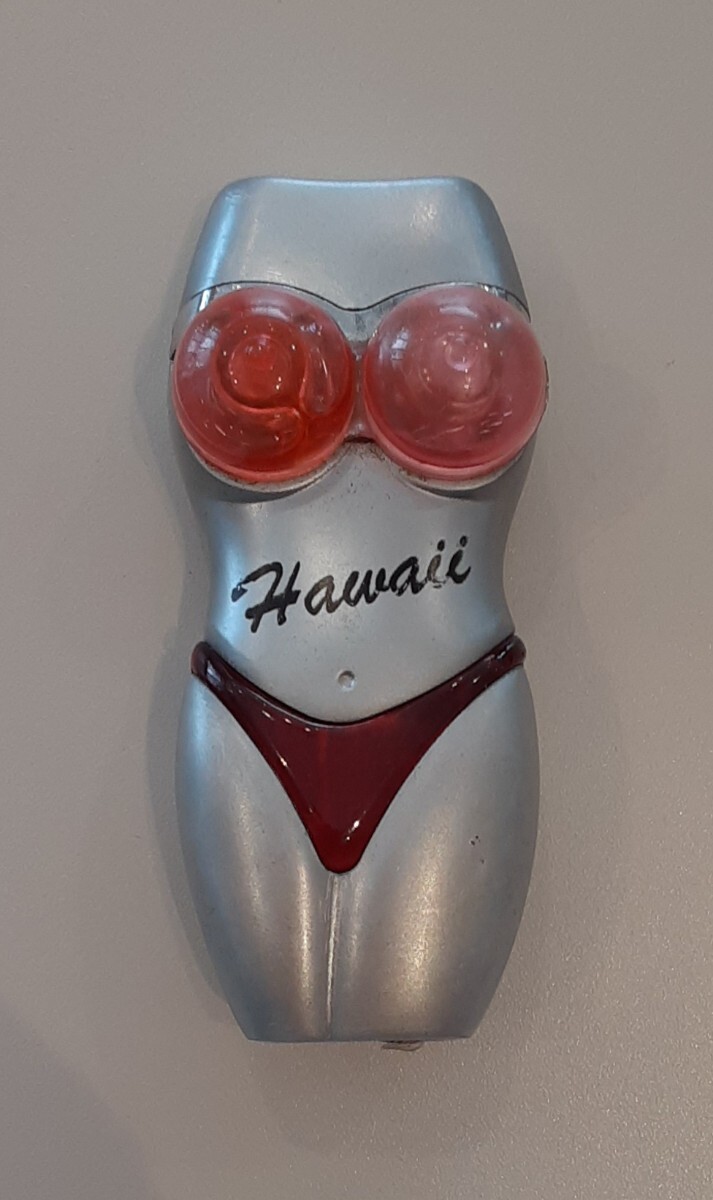 【着火未確認】ハワイ お土産 女体 型 ビキニ 姿 ガス ライター 喫煙 グッズ 雑貨 レトロ ビンテージ コレクション 飾り Hawaii 女性拍卖