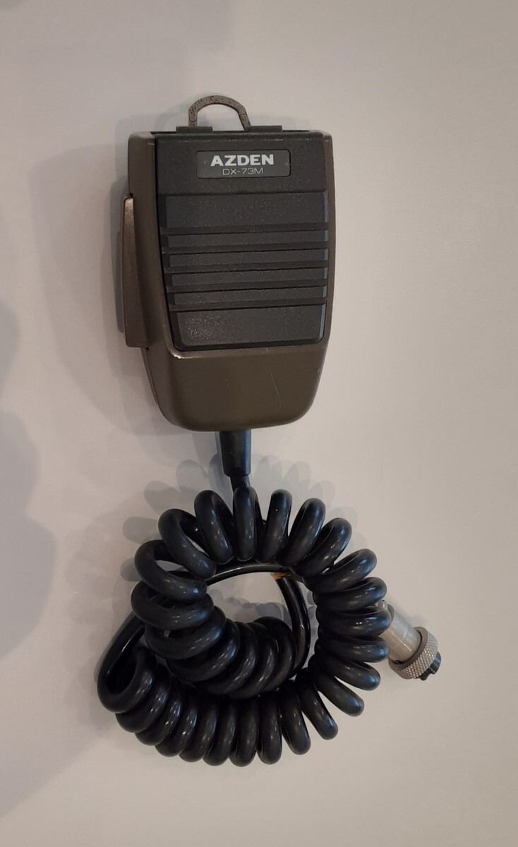 【通電未確認】AZDEN 無線 マイク DX-73M 4ピン レトロ ハンドマイク アツデン拍卖