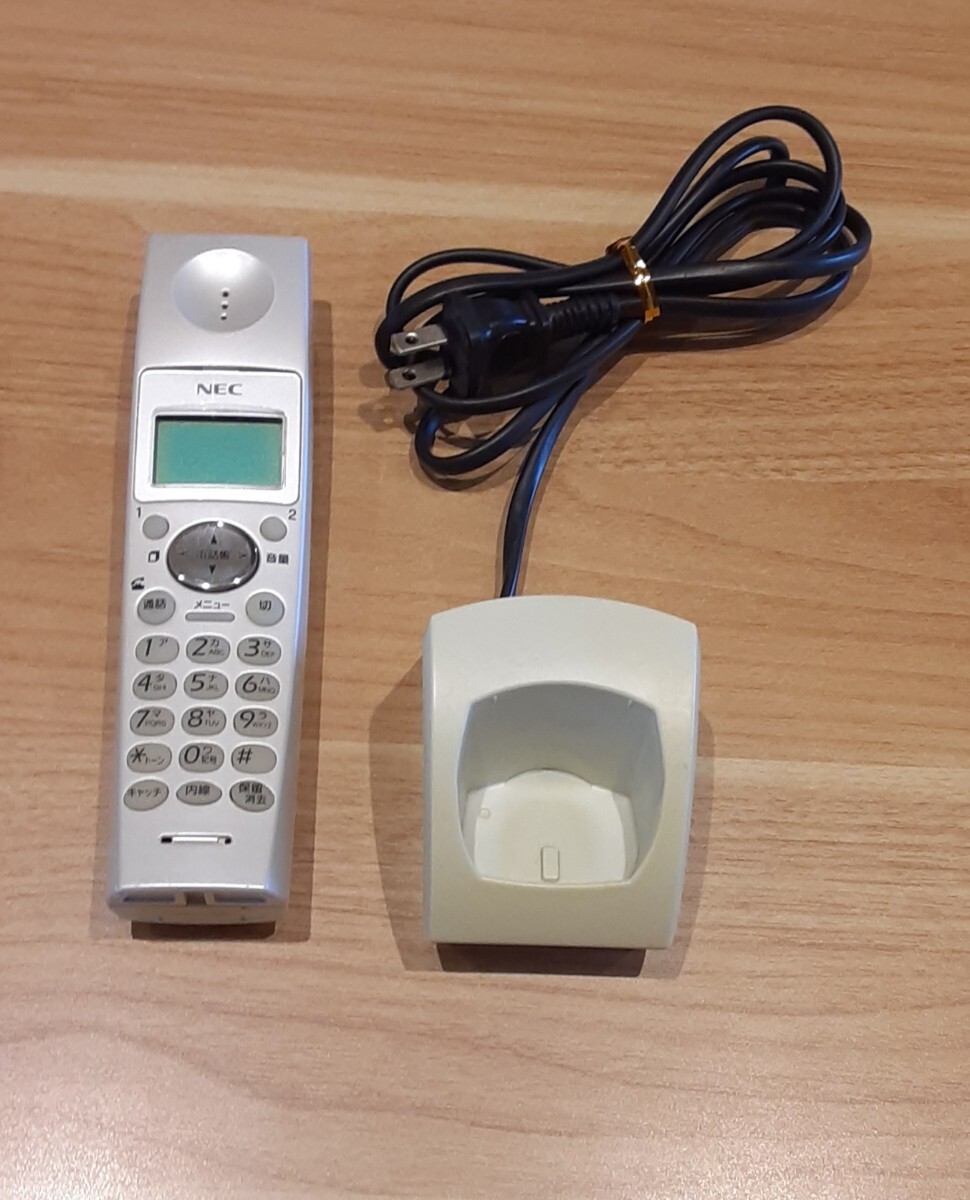 【ジャンク品】通電未確認 NEC コードレスフォン SP-ZK40 充電器 セット まとめ売り コードレス 電話 充電台 拍卖